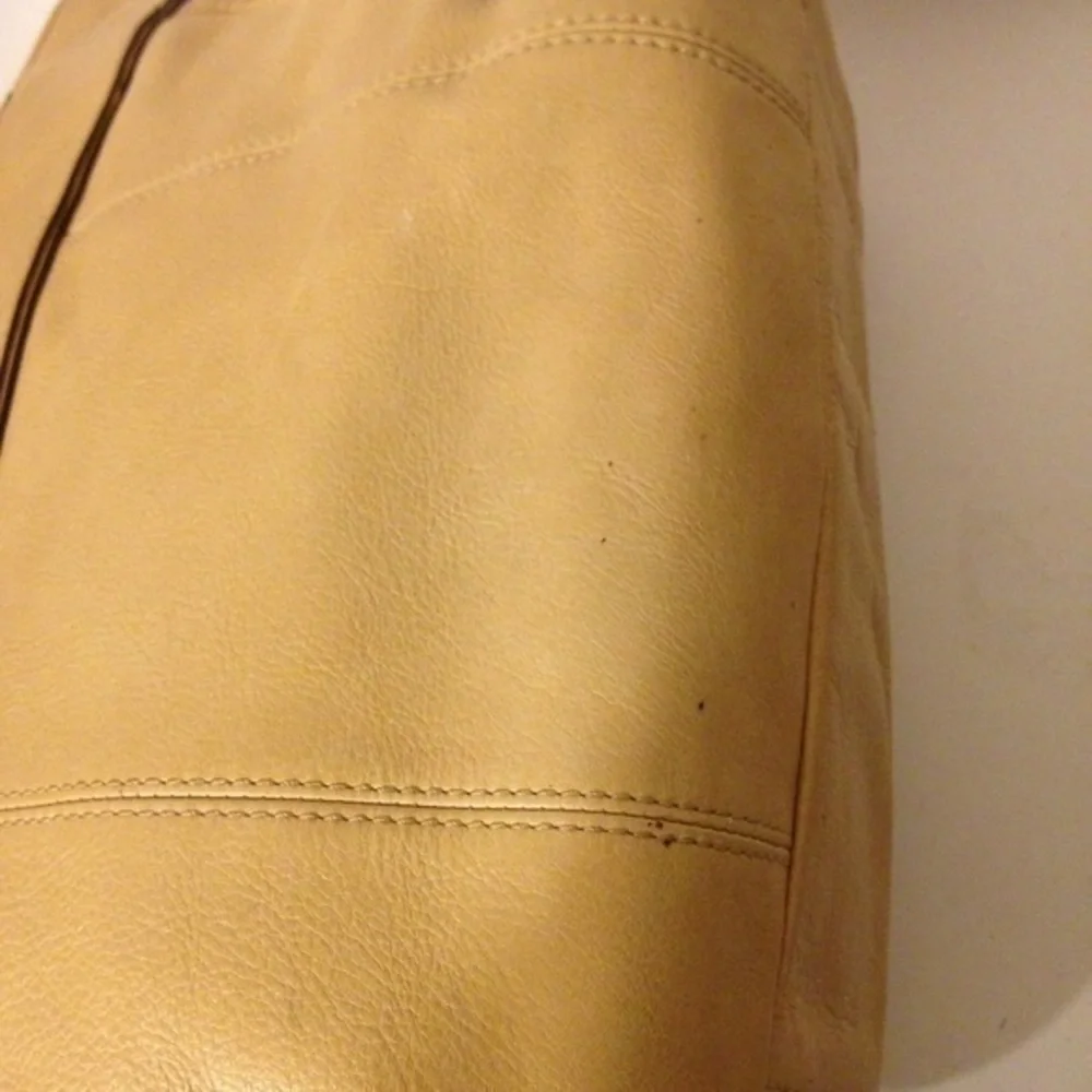 Coach studded leather bag
